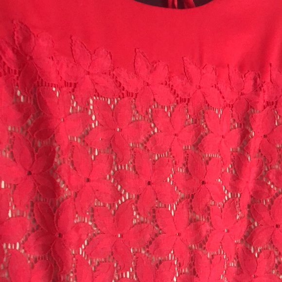 Muse red floral party dress- great condition! - Picture 3 of 5